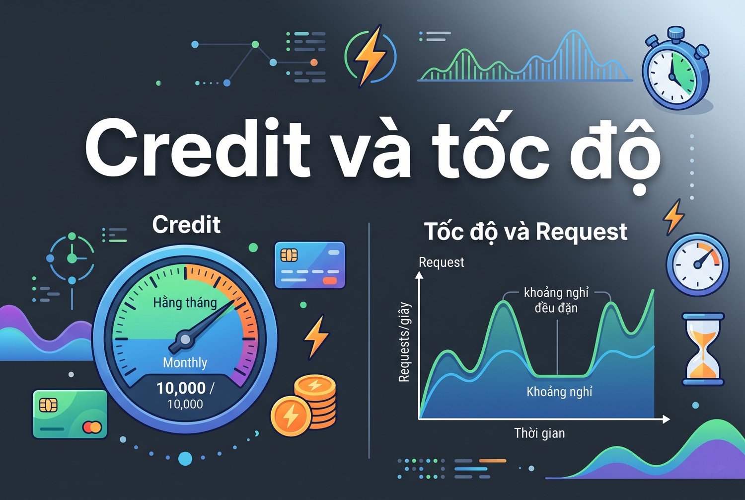 Credit và tốc độ