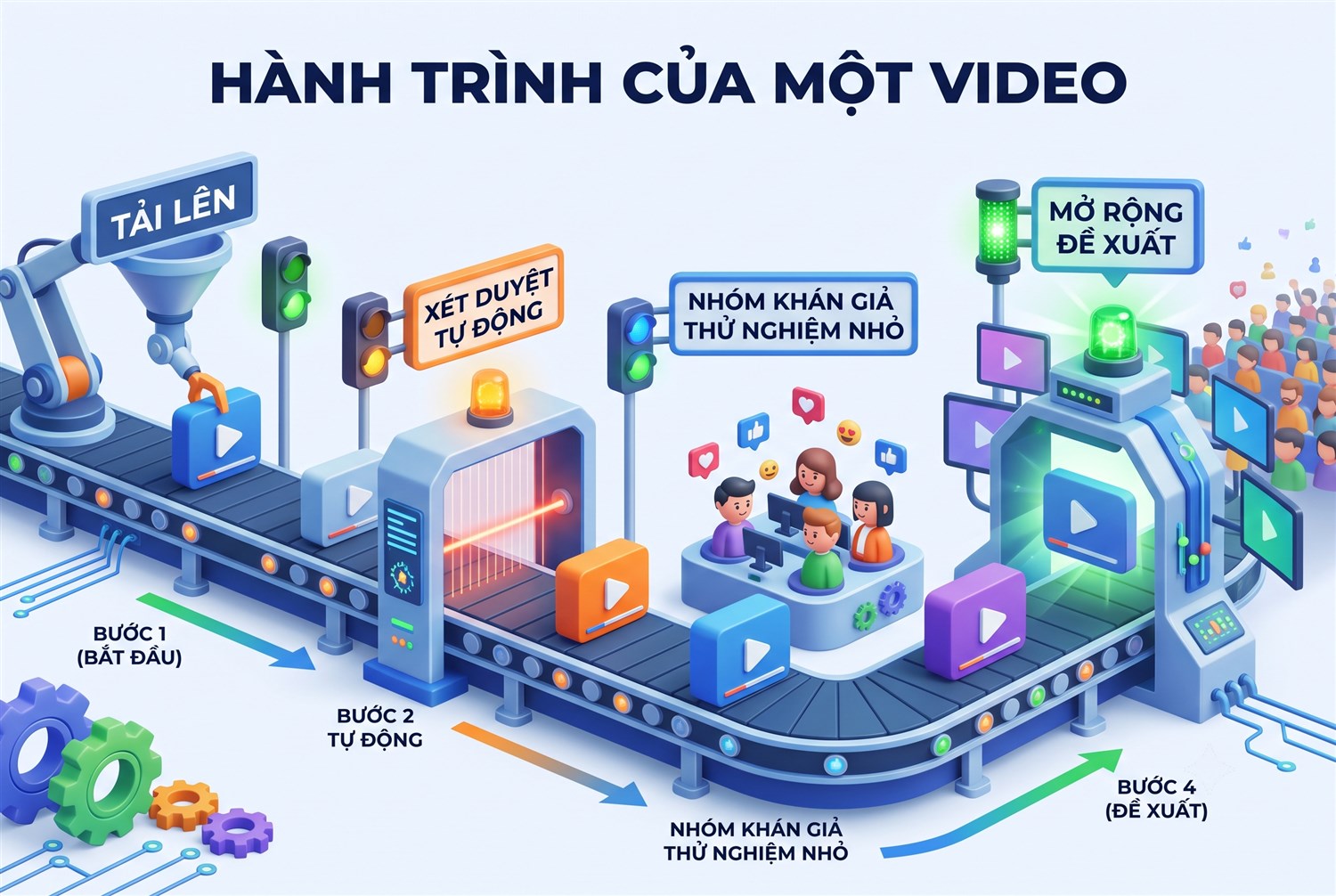 Video đi qua những bước nào