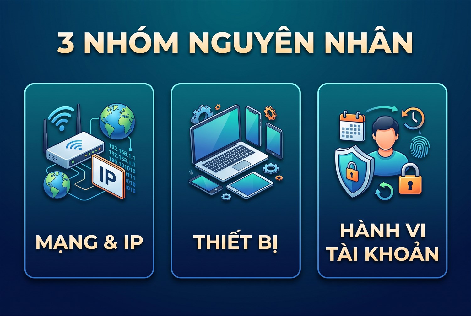 Ba nhóm nguyên nhân
