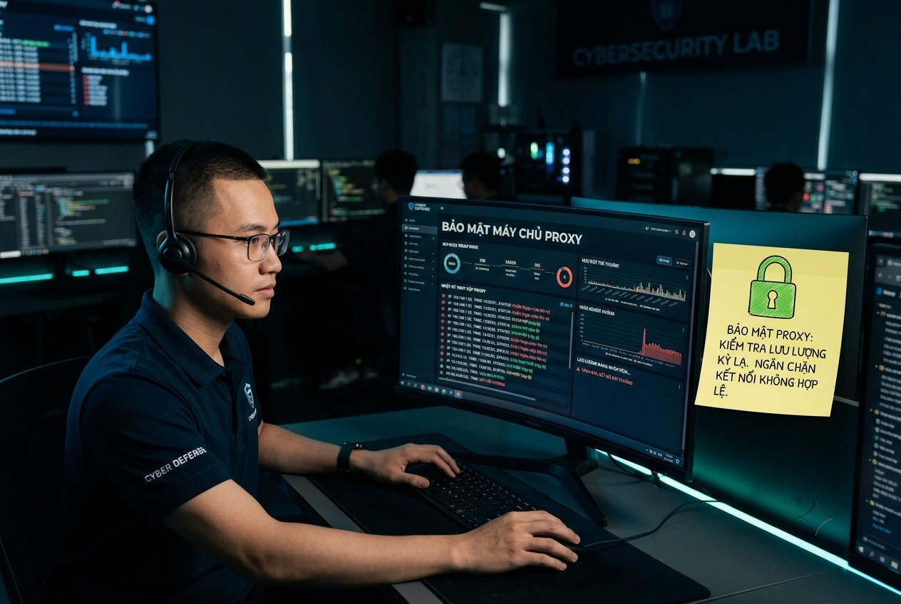Bảo mật máy chủ proxy