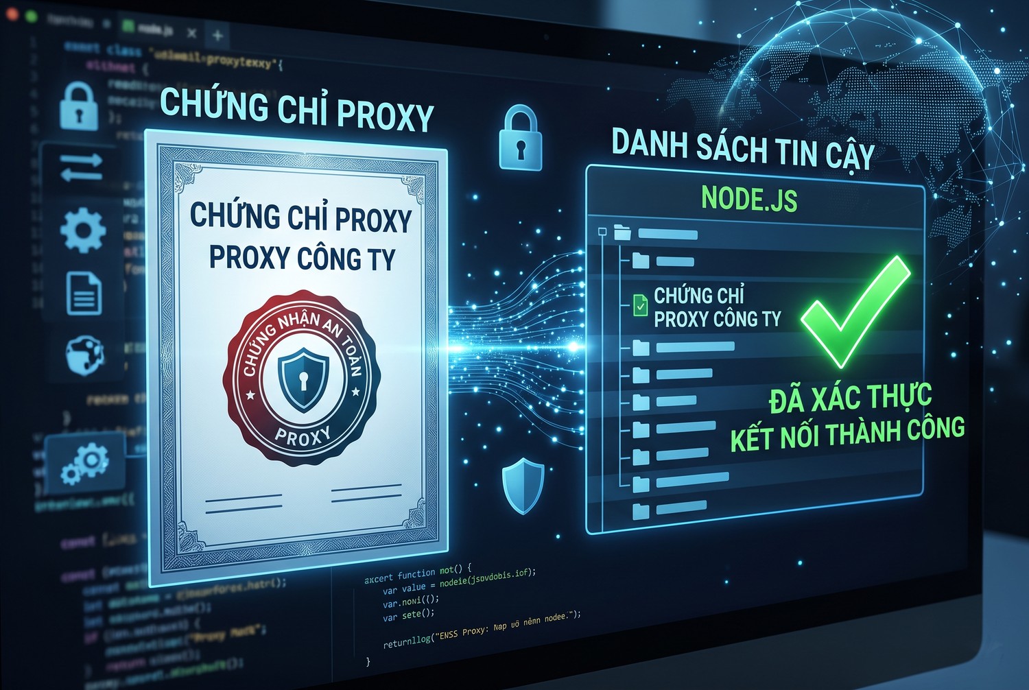 Chứng chỉ của proxy công ty