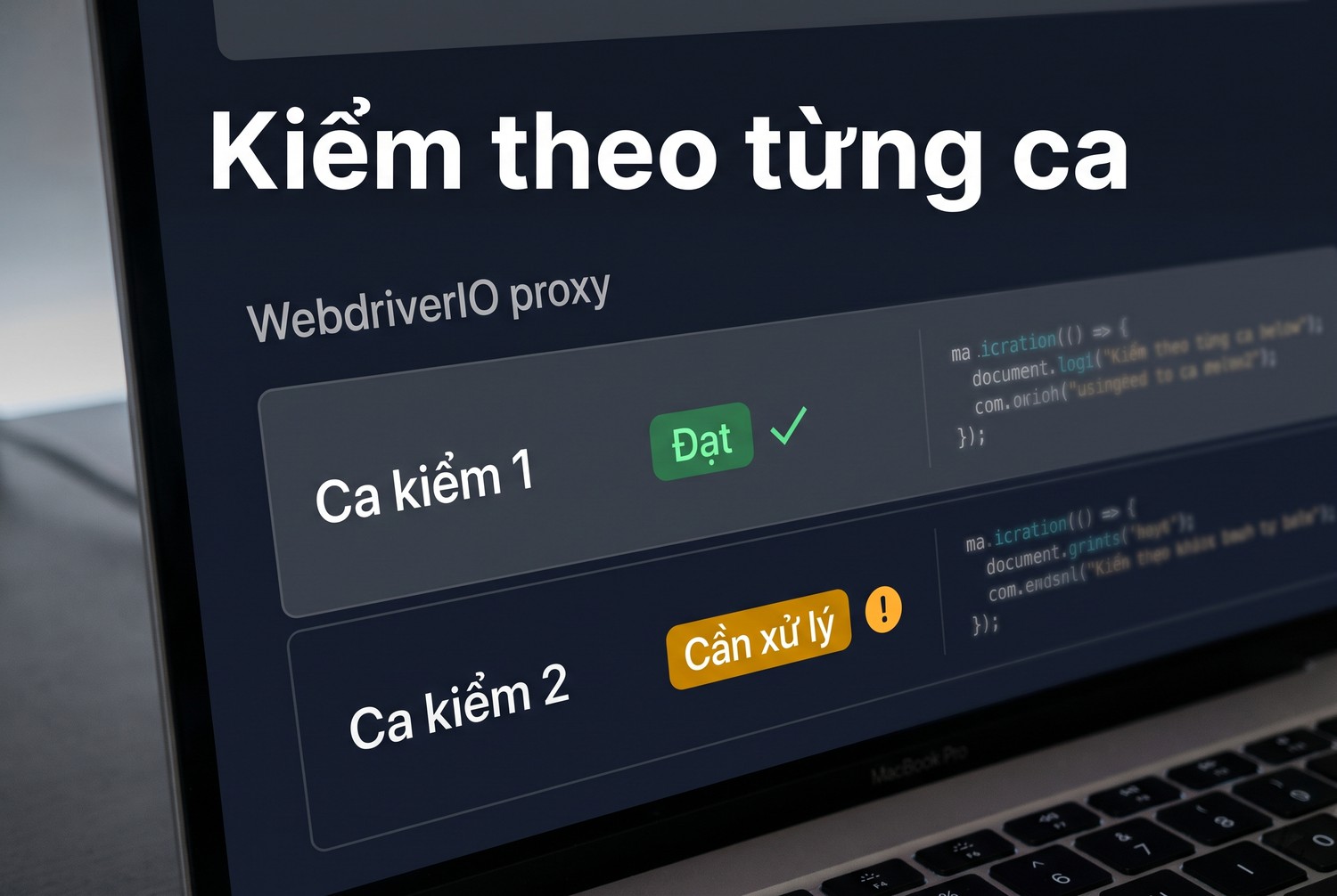 Kiểm theo từng ca