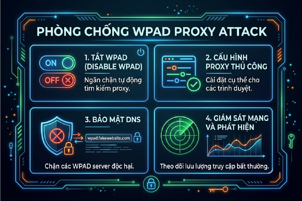 Phòng chống WPAD Proxy Attack