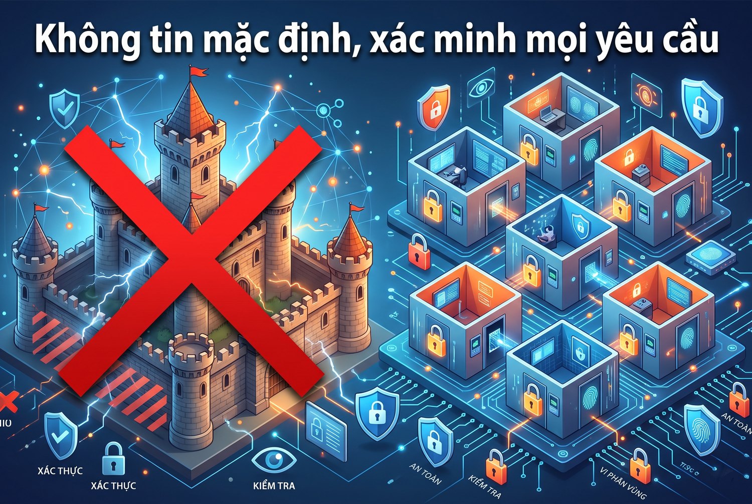 Không tin mặc định, xác minh mọi yêu cầu