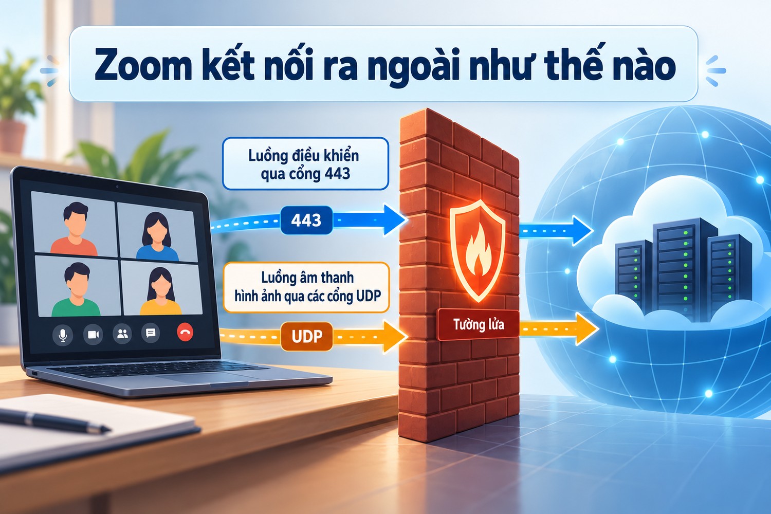 Zoom kết nối ra ngoài như thế nào